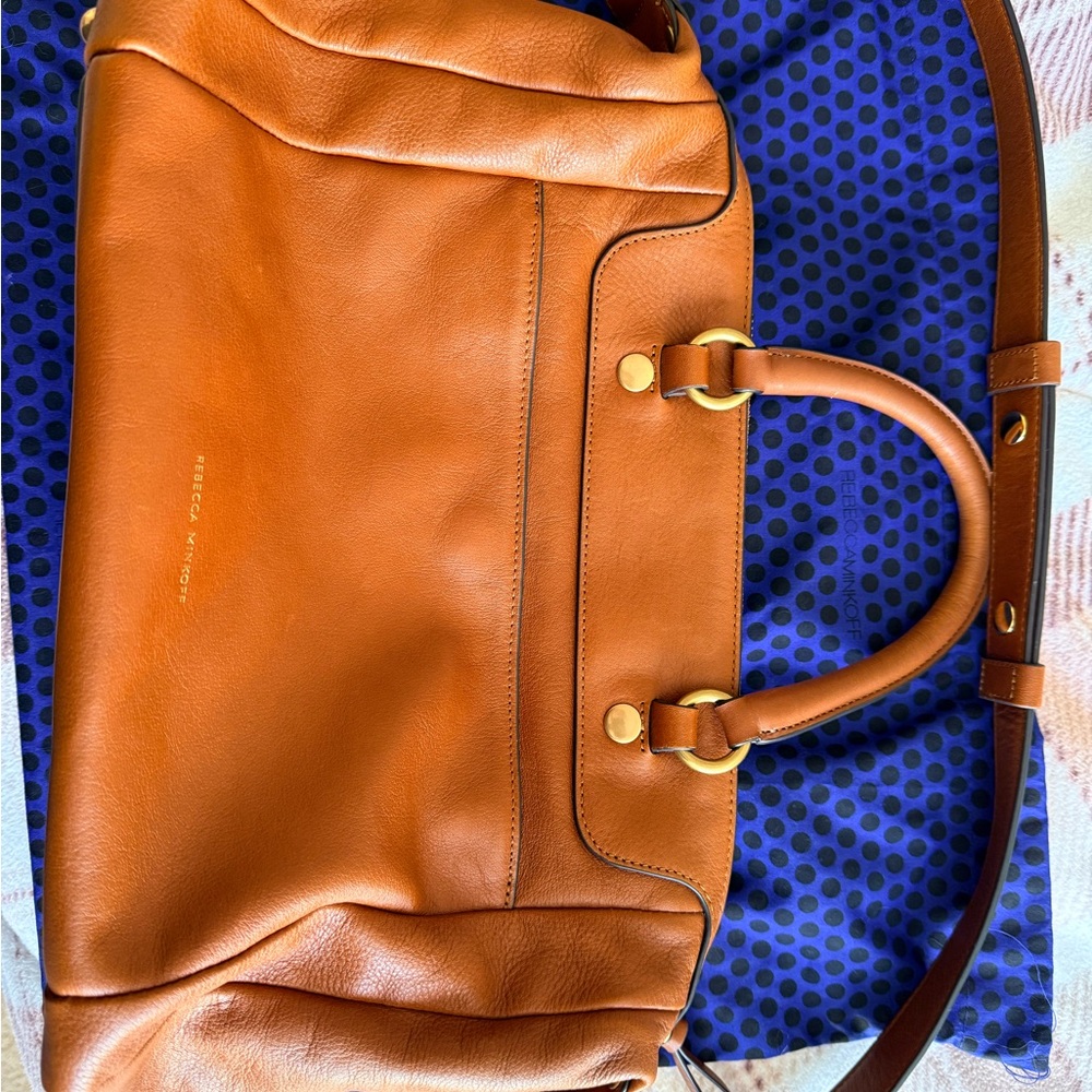 Rebecca Minkoff Cognac Leather Satchel